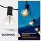 Newhouse Lighting - Outdoor LED G40 String Lights with Weatherproof Technology, 100W Dimmer with Wireless Remote Control, 50ft PSTRINGLEDDIM - alternate 2
